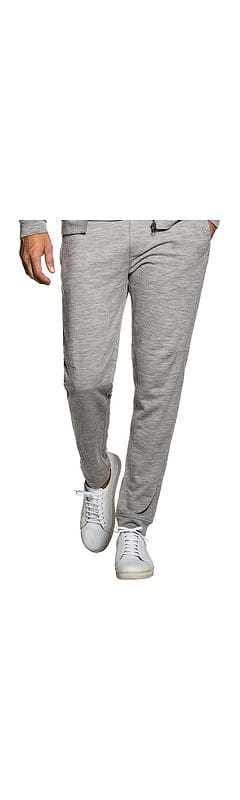 Grijze sweatpants voor heren gemaakt van merinowol