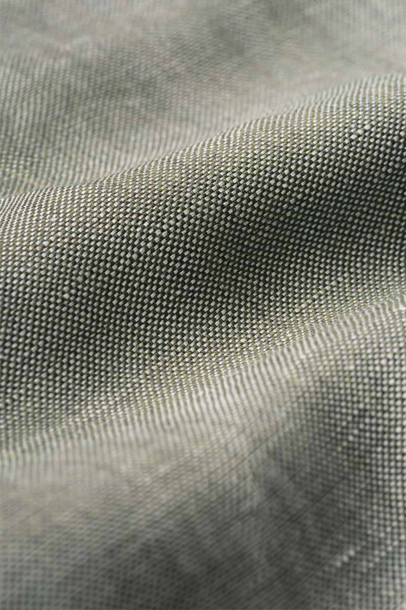 Wool Linen Jacket Olive Green
