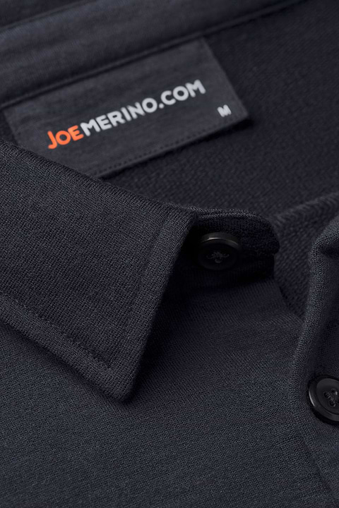 Joe Overshirt Pockets Blue Grey - Base Image