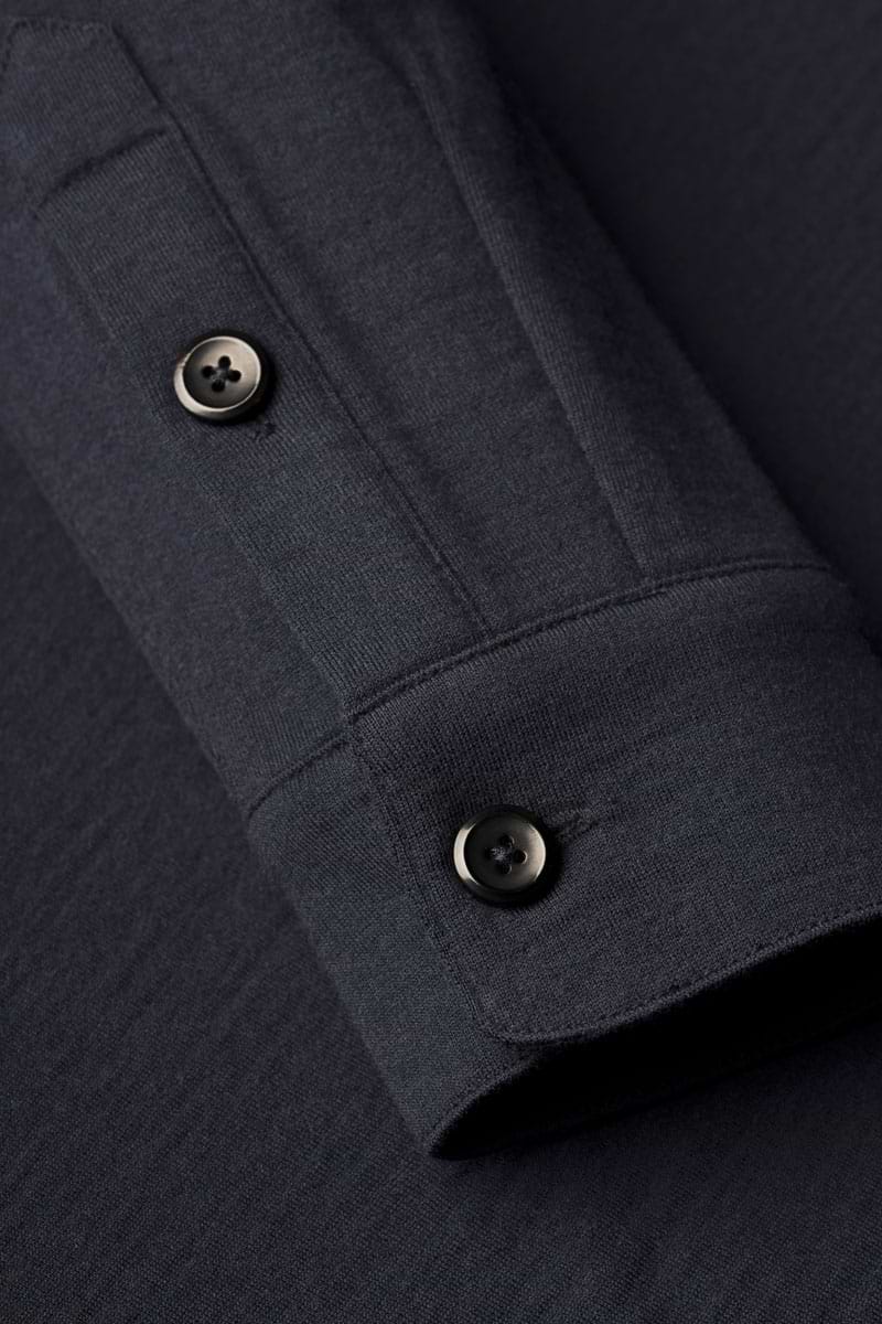 Joe Overshirt Pockets Blue Grey