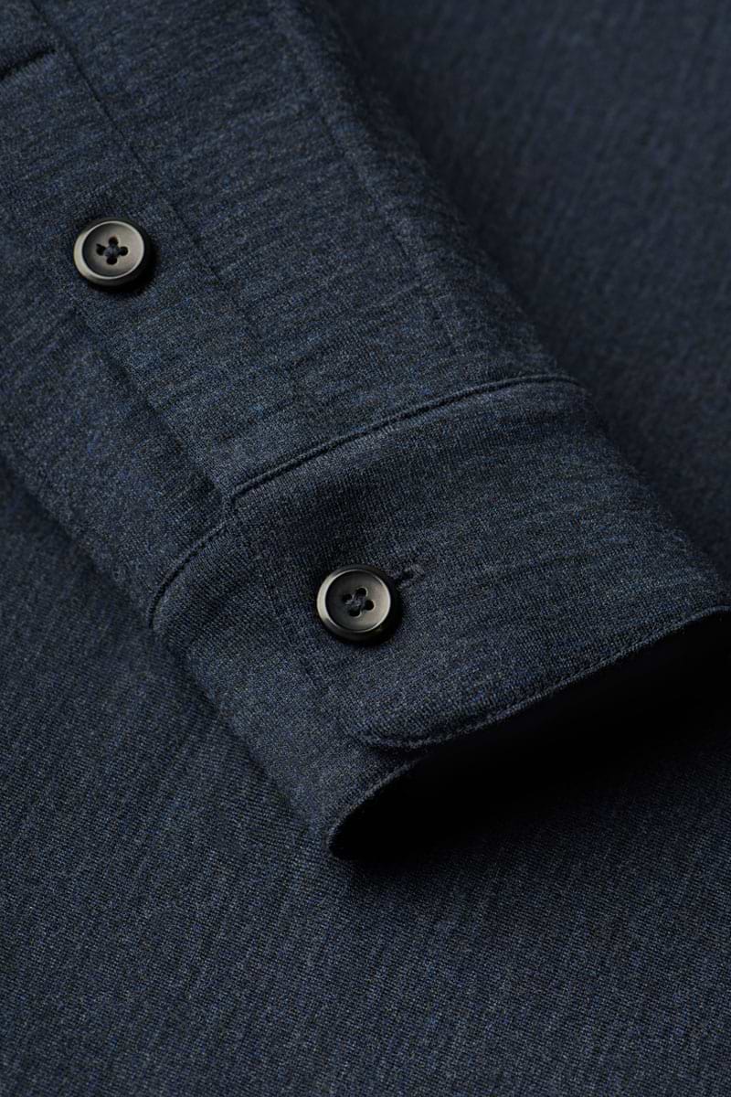 Joe Overshirt Pockets Blue Whale
