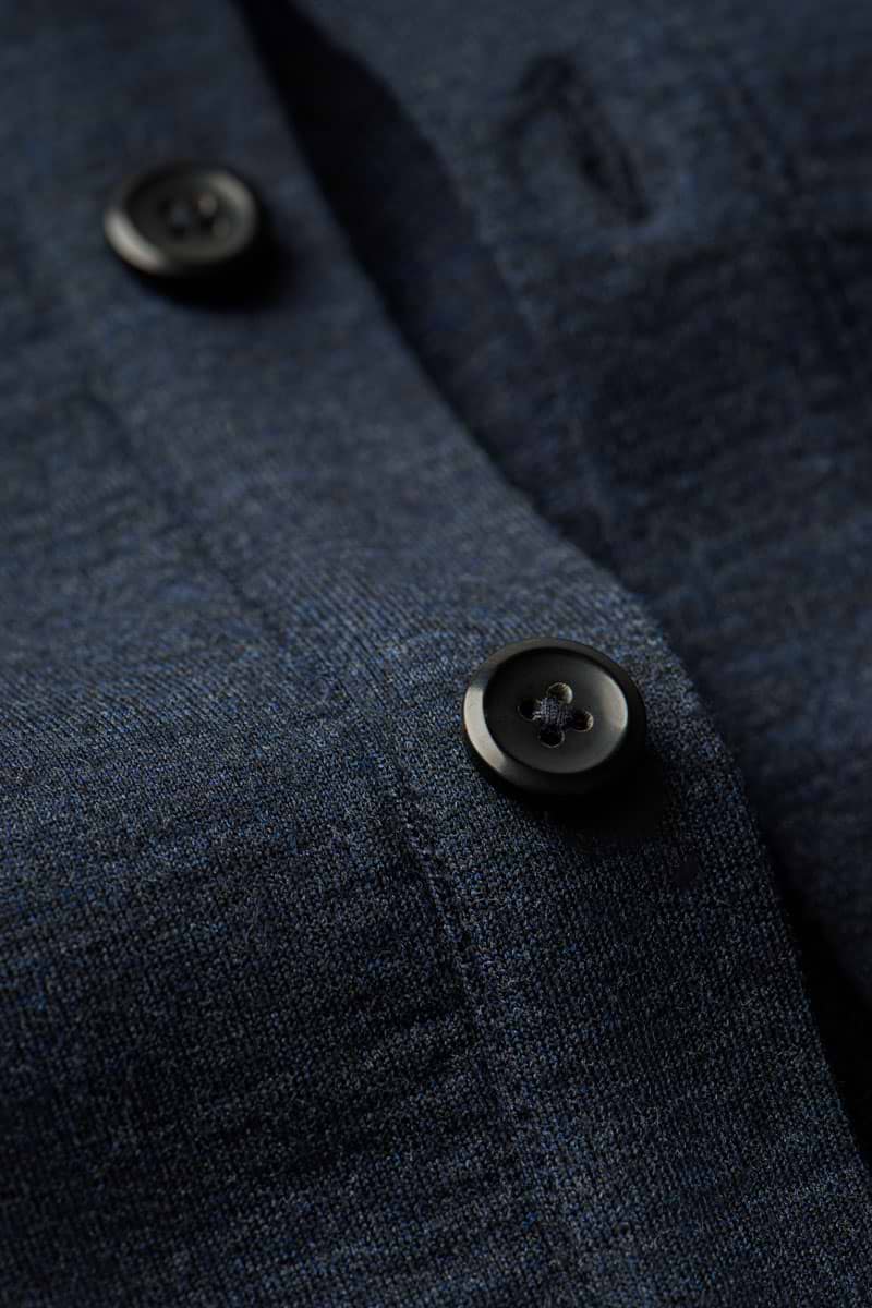 Joe Overshirt Pockets Blue Whale