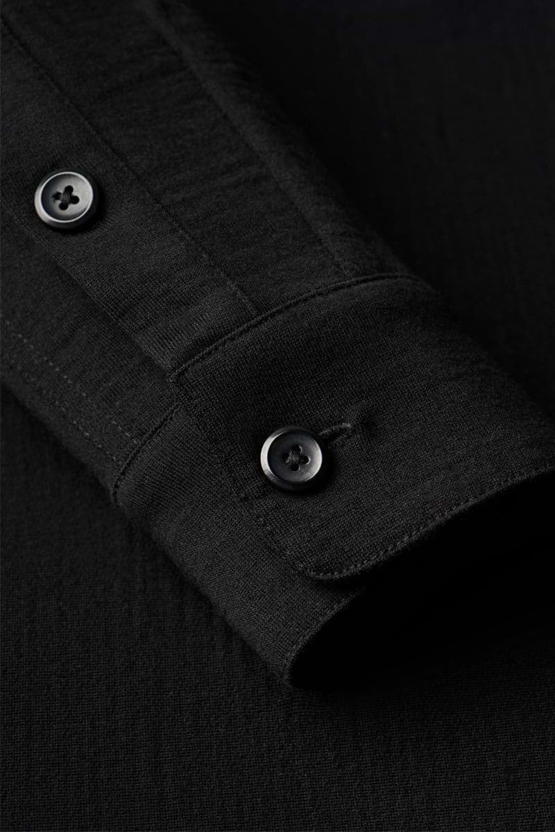 Joe Overshirt Pockets Deep Black