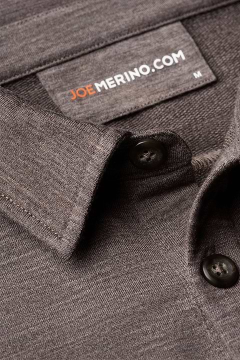 Joe Overshirt Pockets Muddy Clay - Base Image