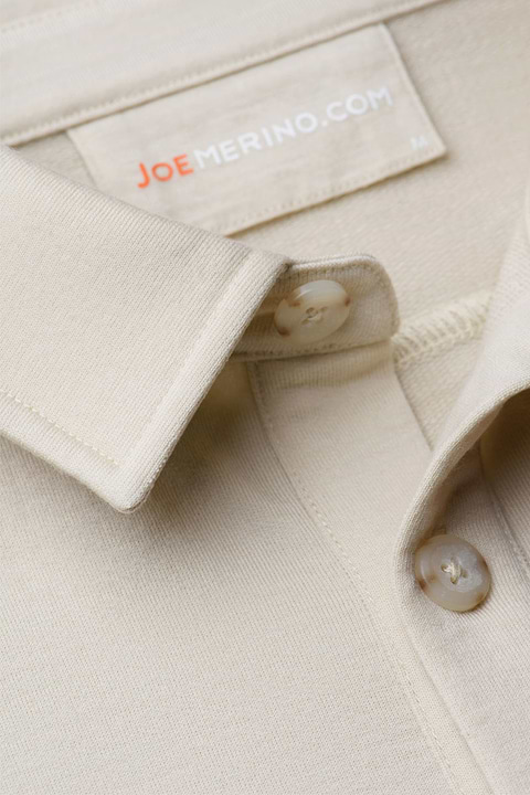Joe Overshirt Pockets Sand Dune - Base Image