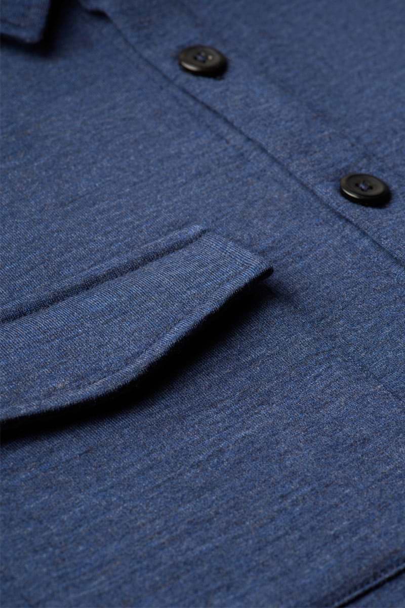 Joe Overshirt Pockets Summernight Navy