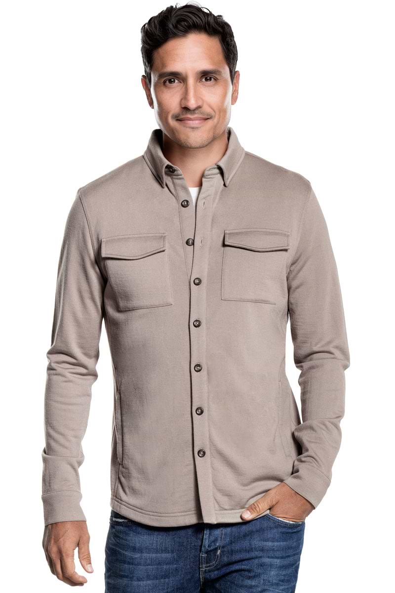 Joe Overshirt Pockets Tortuga Kaki
