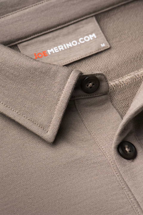 Joe Overshirt Pockets Tortuga Kaki - Base Image