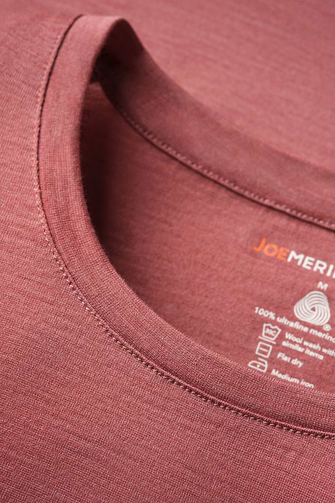 Shirt Round Neck Peruvian Pink - Base Image