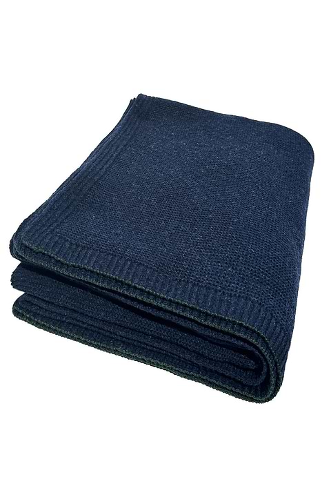Circular Plaid Mix Navy - Base Image