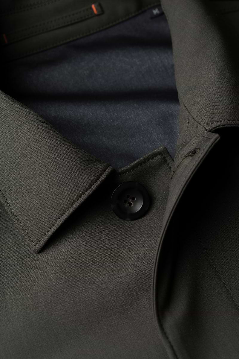 Joe Raincoat Kaki Grey