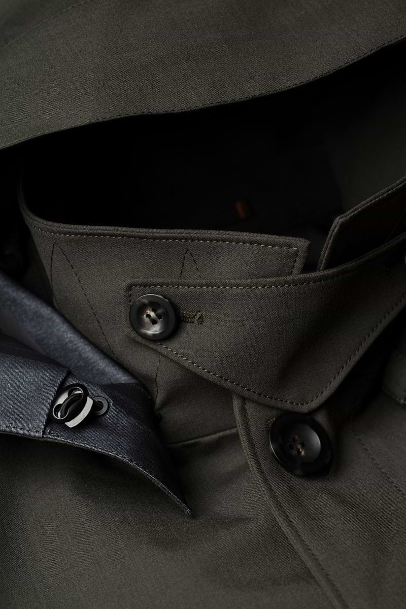 Joe Raincoat Kaki Grey