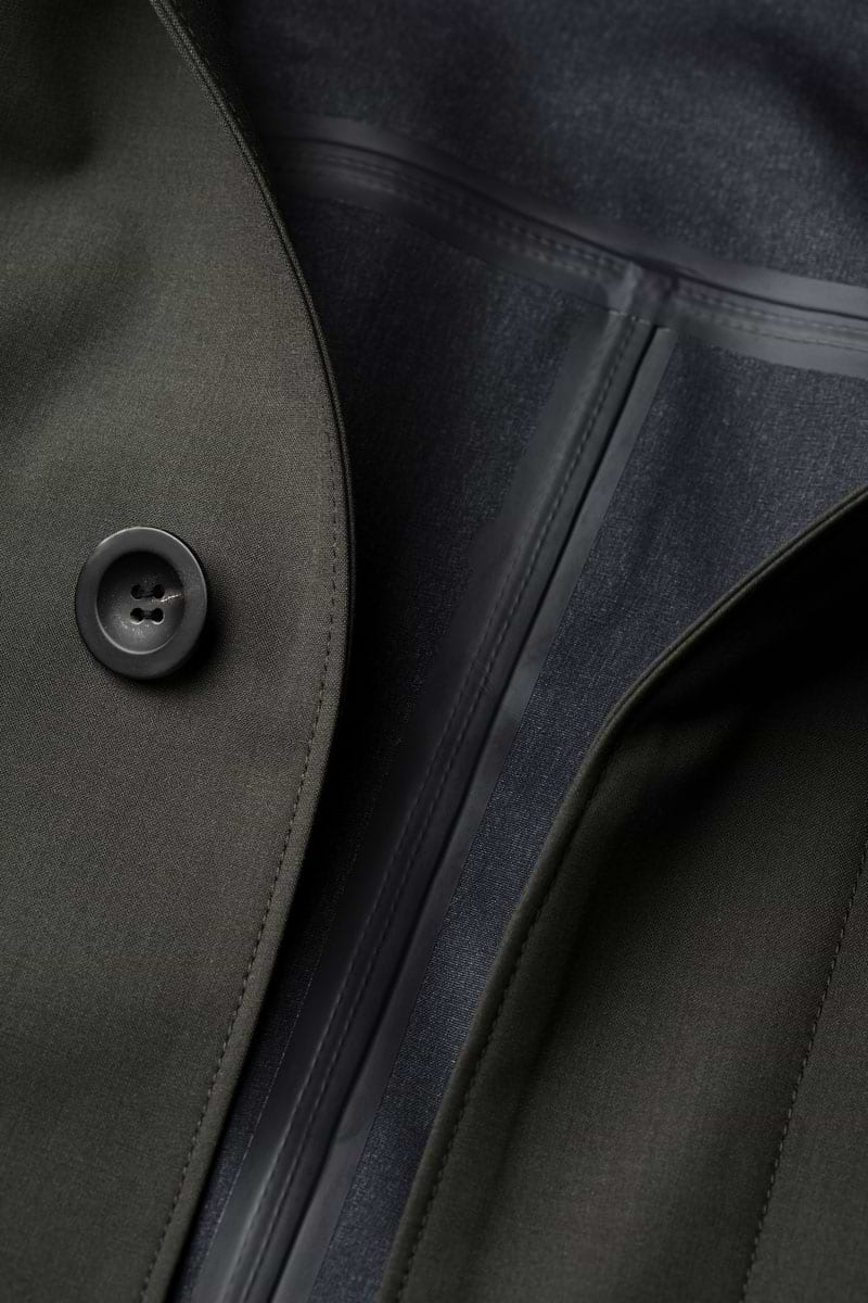 Joe Raincoat Kaki Grey