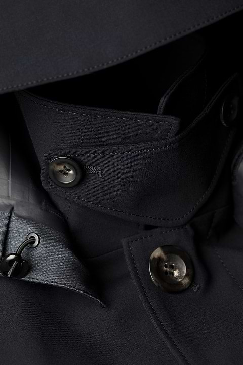 Joe Raincoat Very Dark Navy - Base Image