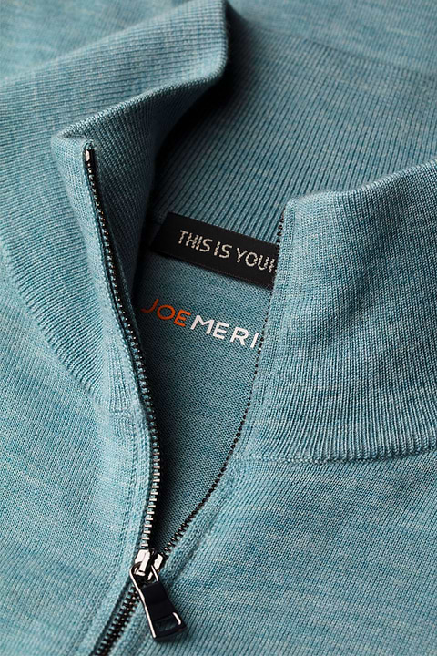 Riva Cardigan Zip Mythos Blue - Base Image