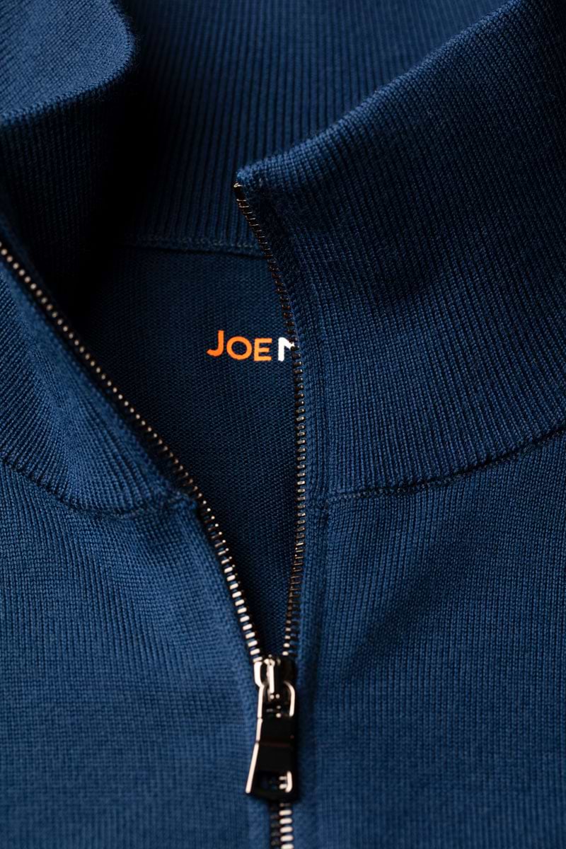 Riva Cardigan Zip Bright Navy