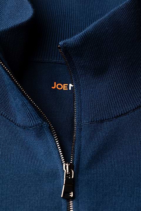 Riva Cardigan Zip Bright Navy - Base Image