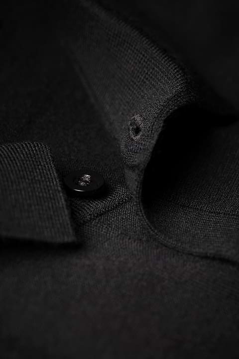 Riva Buttons Long Sleeve Deep Black - Base Image