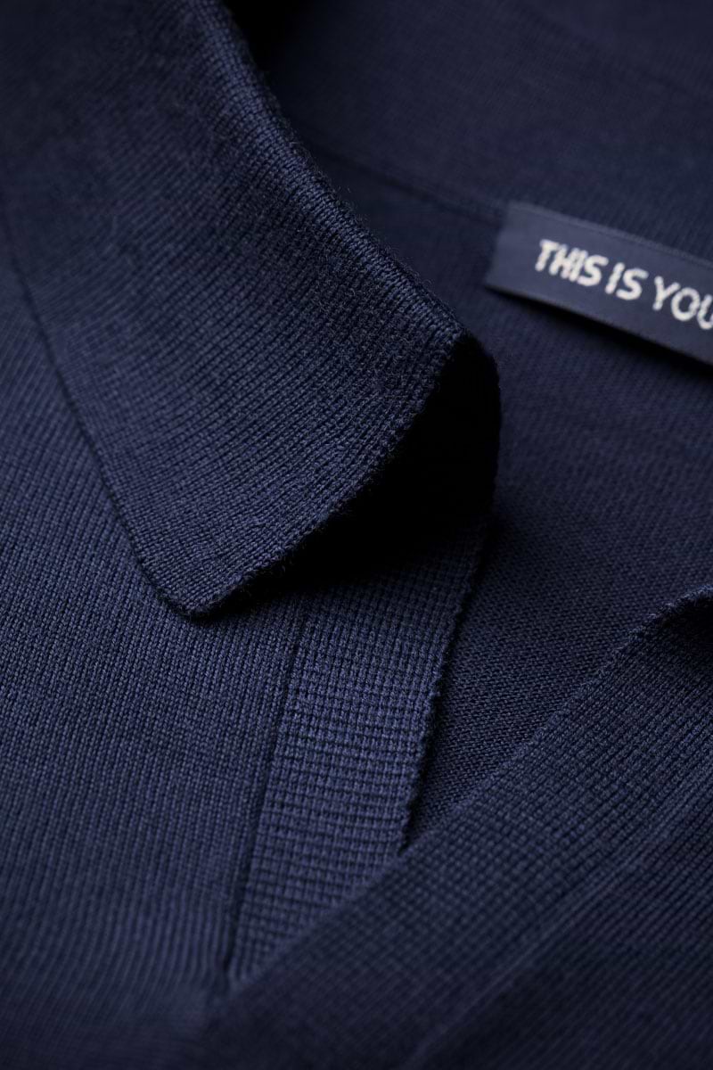 Joe Riva Long Sleeve Navy Blue