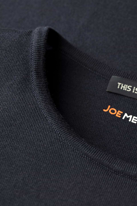 Joe Riva Crew Short Sleeve Blue Grey - Base Image