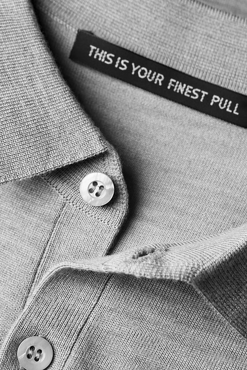 Riva Buttons Long Sleeve Silver Grey - Base Image