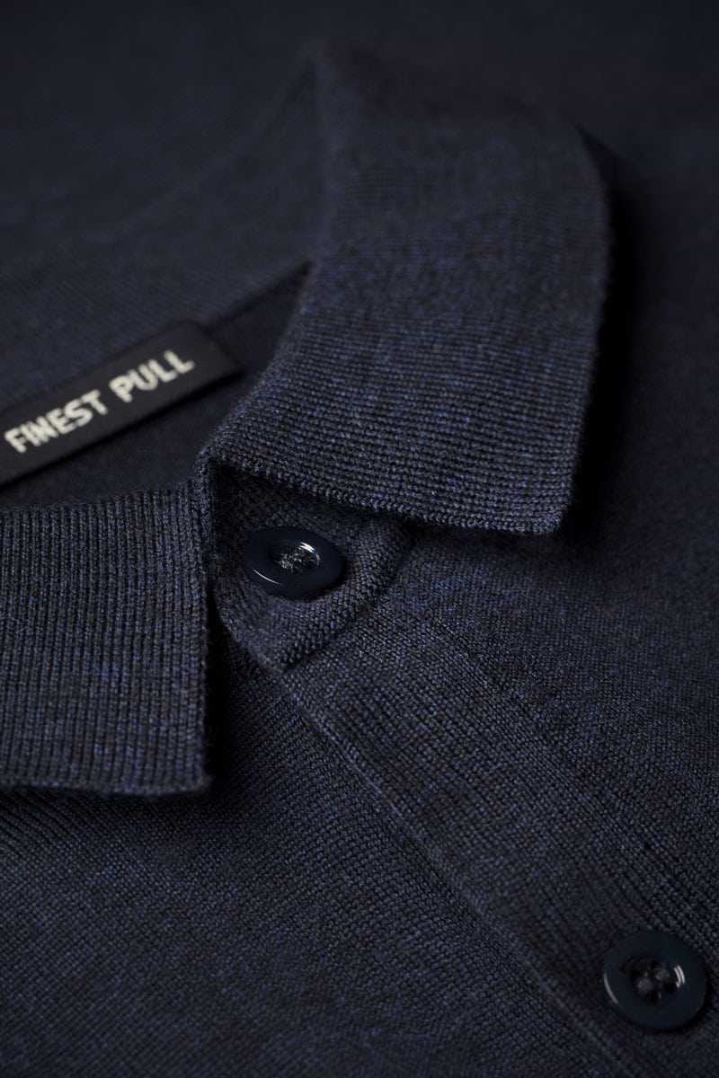 Riva Buttons Short Sleeve True Navy