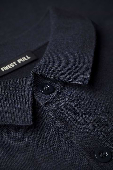 Riva Buttons Long Sleeve True Navy - Base Image