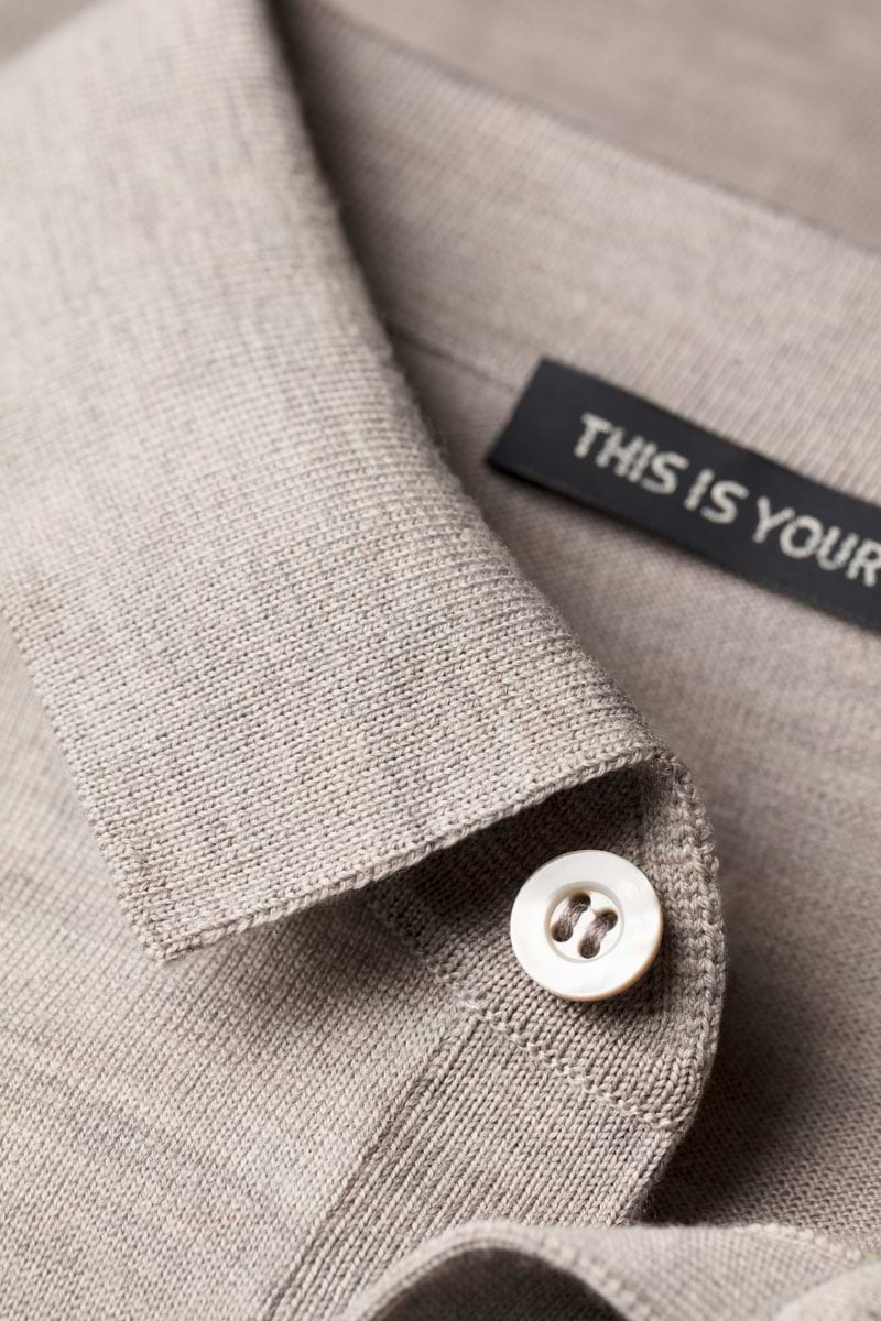 Riva Buttons Long Sleeve Windsor Beige