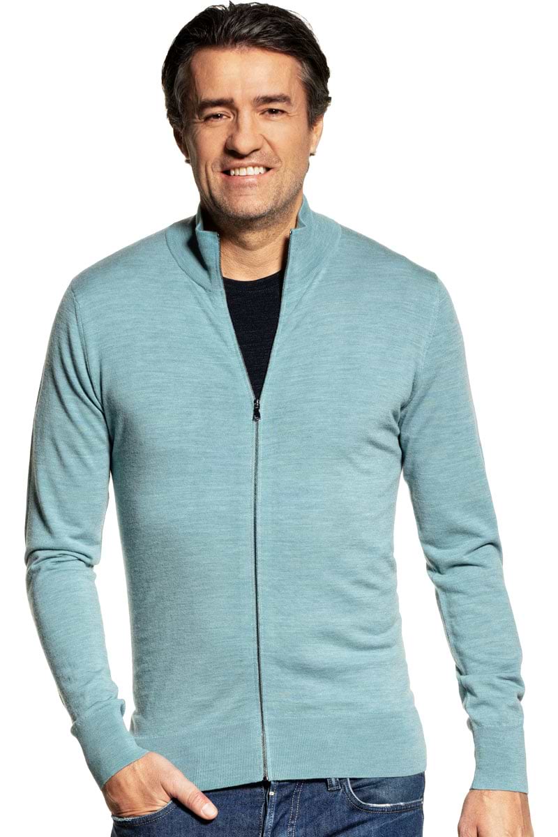 Riva Cardigan Zip Mythos Blue