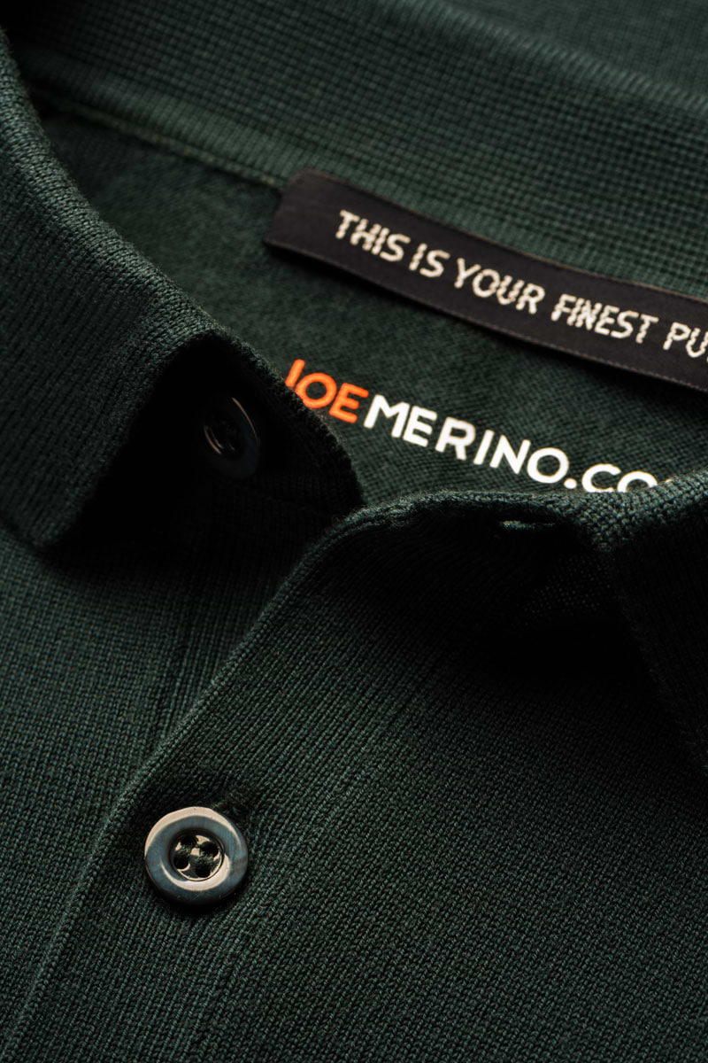Riva Buttons Long Sleeve Very Dark Green