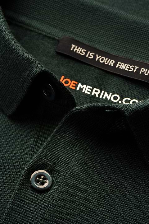 Riva Buttons Long Sleeve Very Dark Green - Base Image