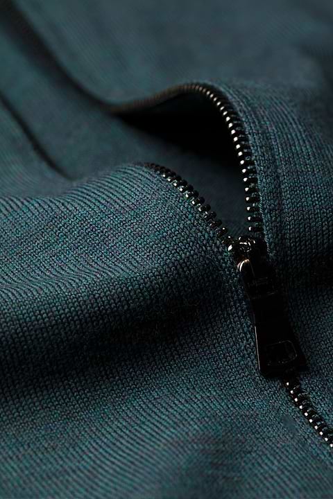 Joe Riva Cardigan Zip Proud Peacock - Base Image