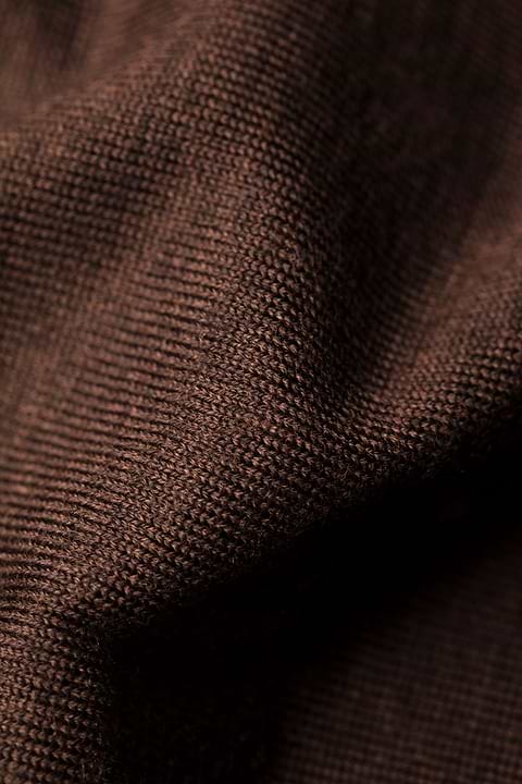 Joe Riva Cardigan Zip Pure Chocolate - Base Image