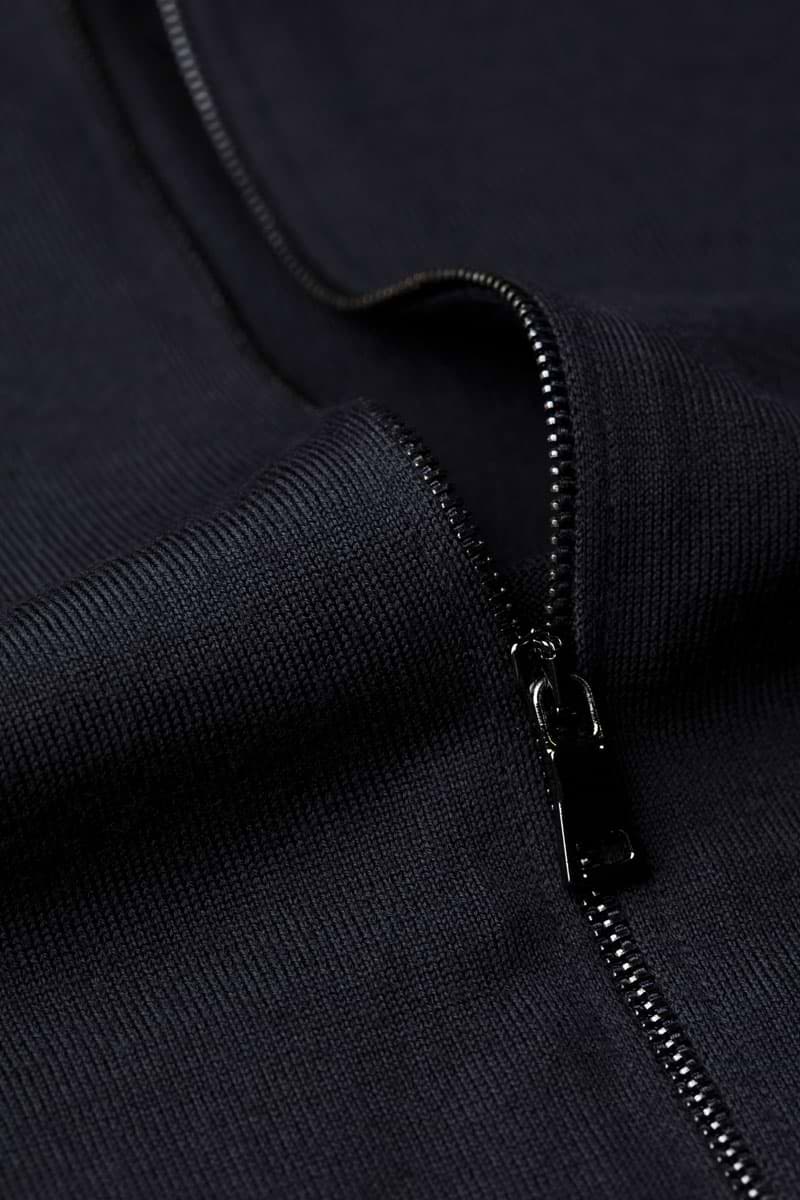 Joe Riva Cardigan Zip Very Dark Navy