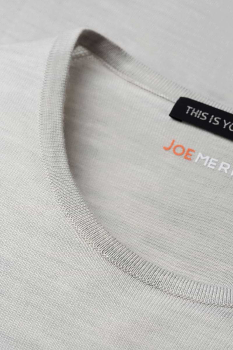 Riva Crew Short Sleeve Clean Cement