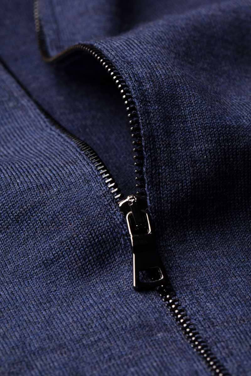 Joe Riva Cardigan Zip Summernight Navy