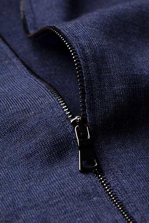 Joe Riva Cardigan Zip Summernight Navy - Base Image