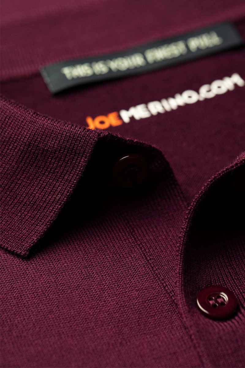 Riva Buttons Long Sleeve Red Cabbage