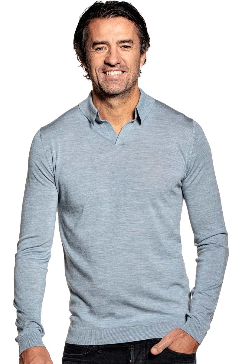 Riva Long Sleeve Hazy Blue