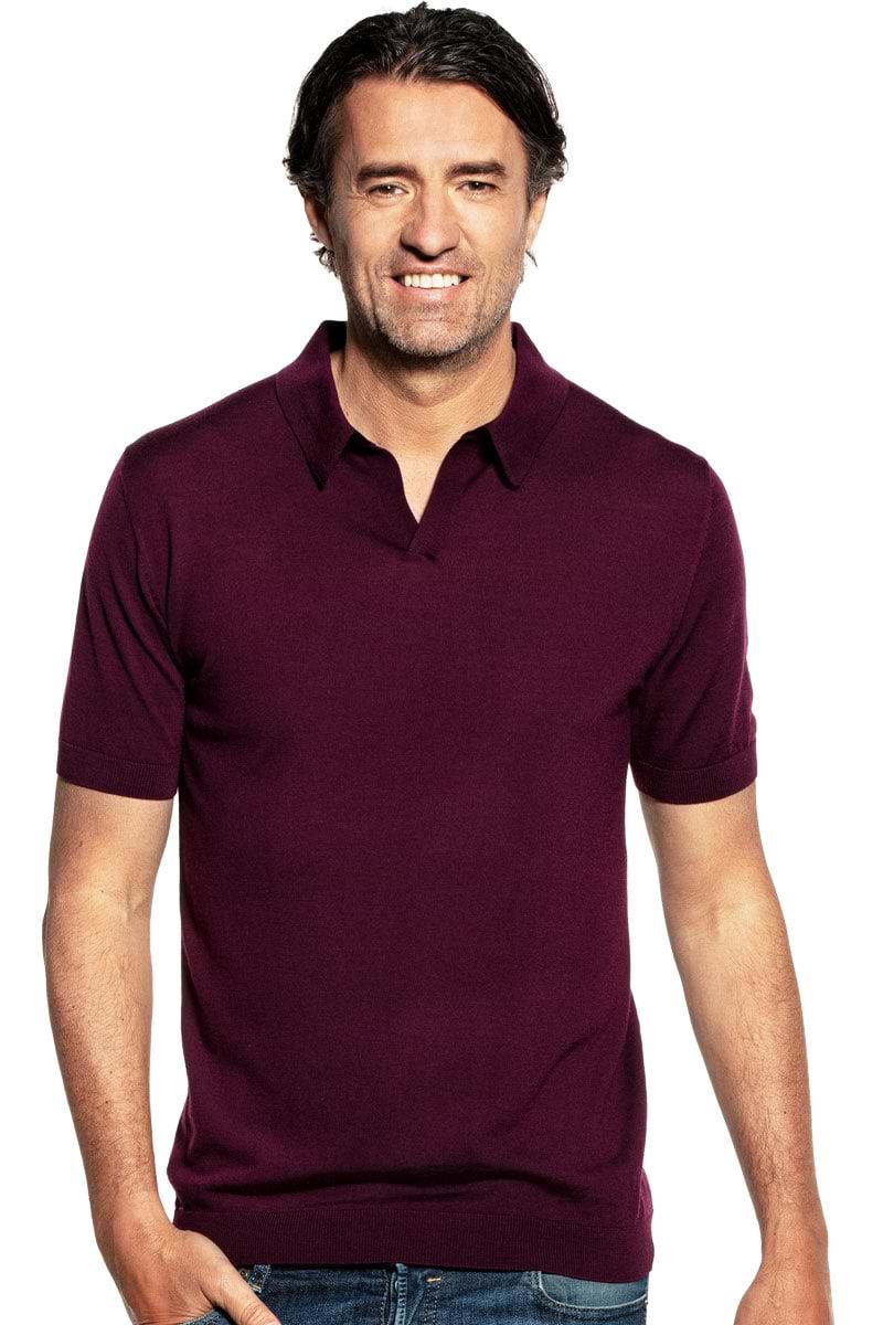 Joe Riva Short Sleeve Red Cabbage