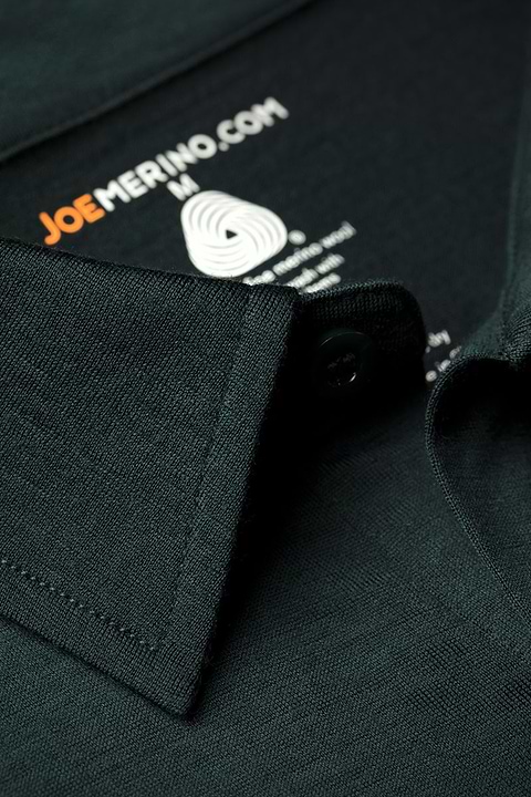 Joe Shirt Button Up Dark Green - Base Image