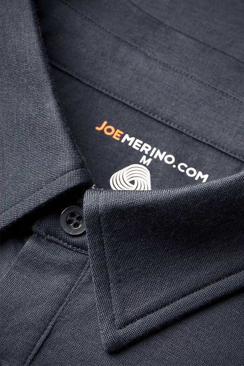 Joe Shirt Button Up Dark Steel - Base Image