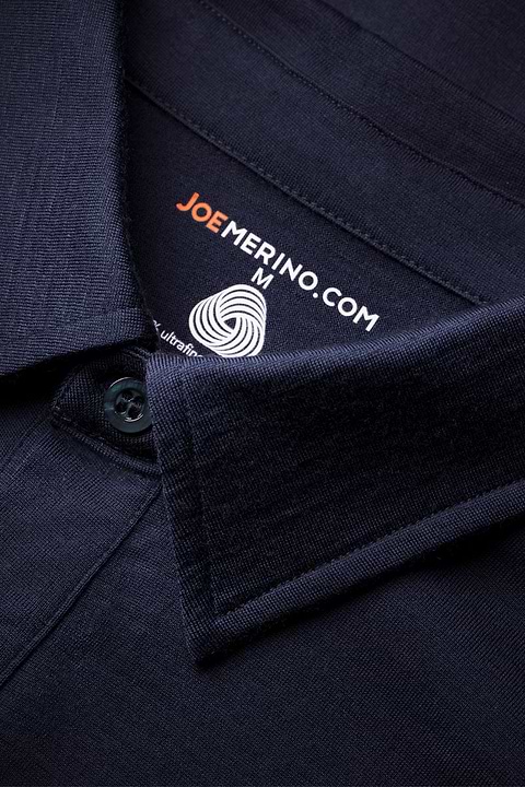 Joe Shirt Button Up Navy Blue - Base Image