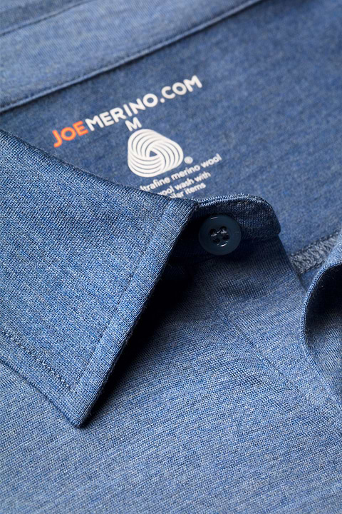 Shirt Polo Short Sleeve Yacht Blue - Base Image