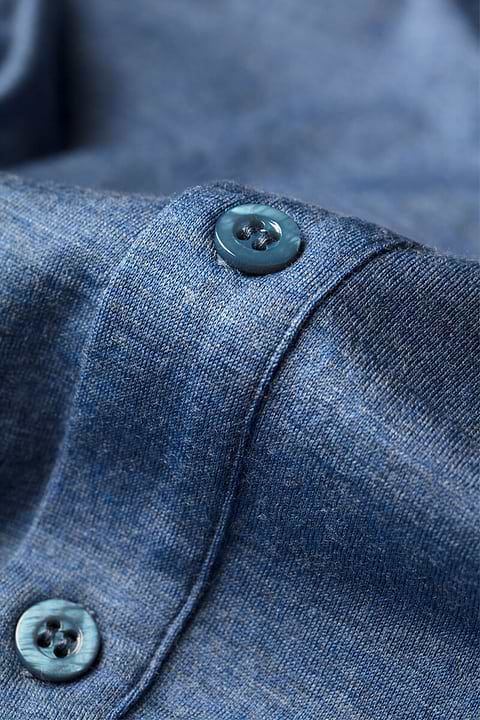 Joe Shirt Button Up Yacht Blue - Base Image