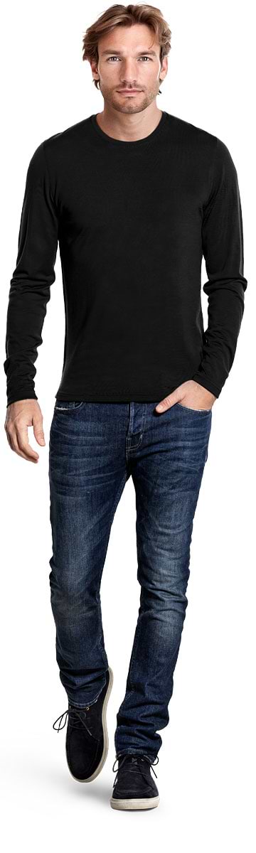 Shirt Long Sleeve Deep Black