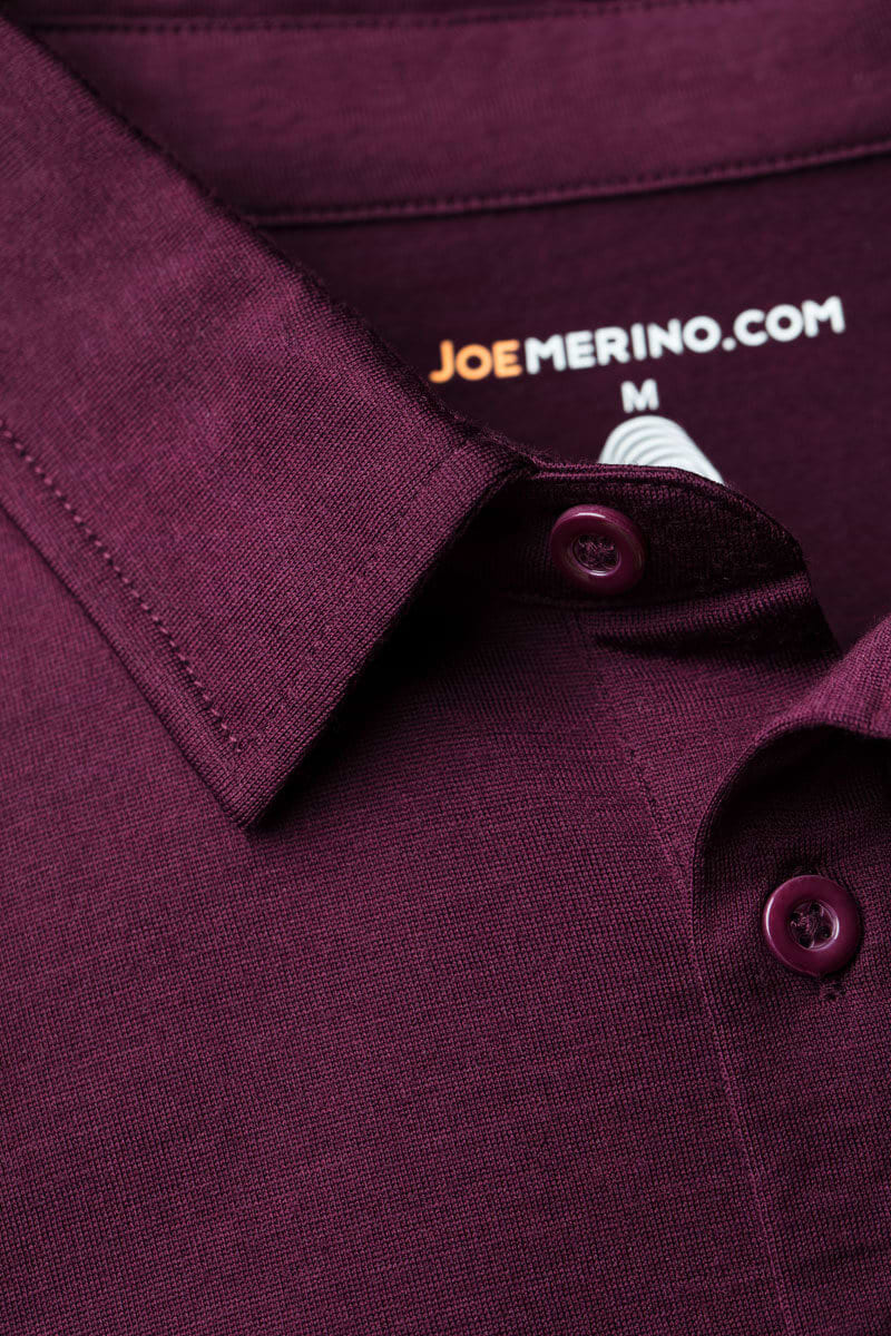 Joe Shirt Polo Short Sleeve Red Cabbage