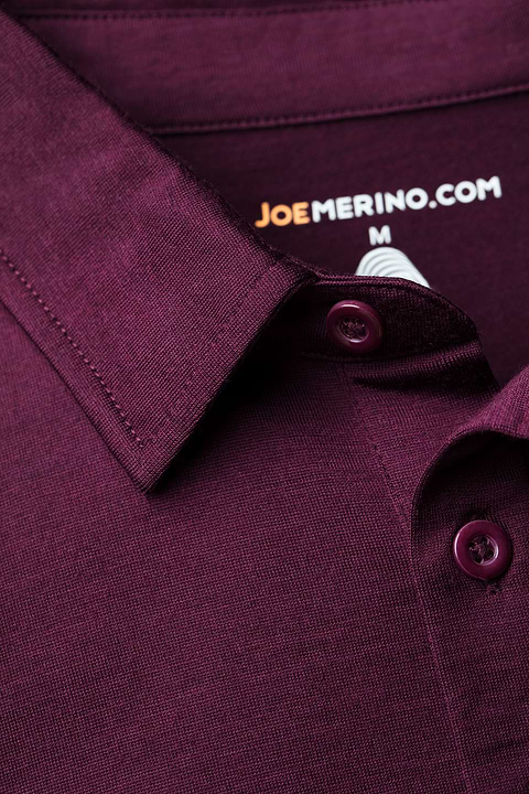 Joe Shirt Button Up Red Cabbage - Base Image