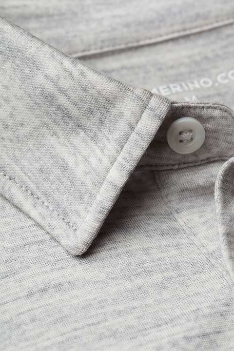 Shirt Polo Long Sleeve Dover Grey  - Base Image