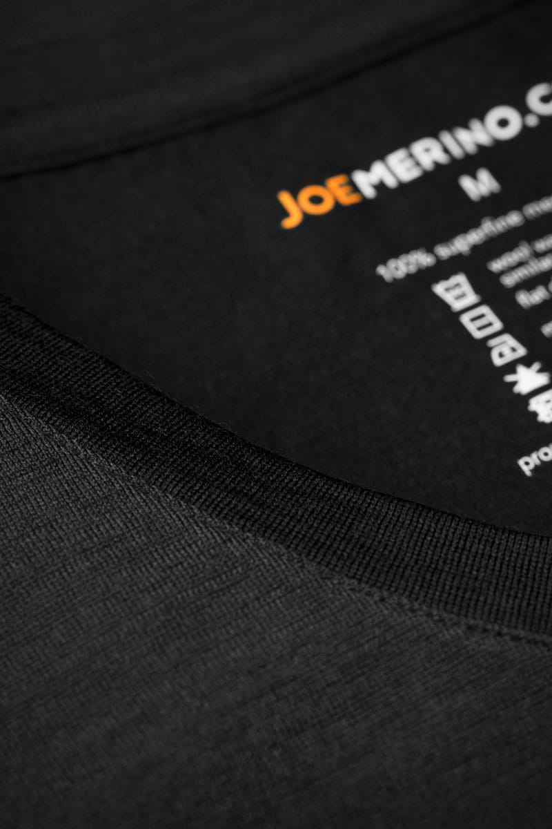 Joe Shirt V-neck Deep Black